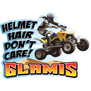 OK4 GLAMIS HELMET HAIR DONT CARE (01366) Sticker
