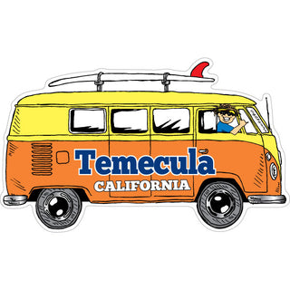 Temecula  California   Bus Side View Sticker