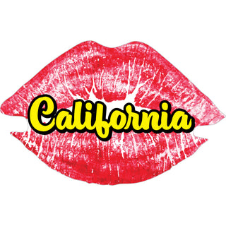 California   Kiss Lips Sticker