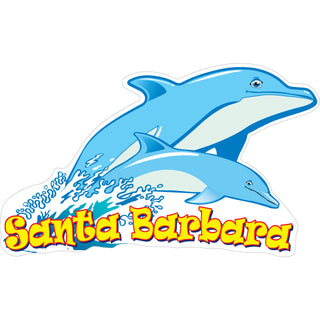 OK3 Santa Barbara Jumping Dolphins (46444) Sticker