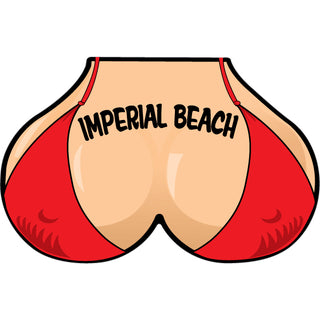 OK4 Imperial Beach  CA Boobs Sticker