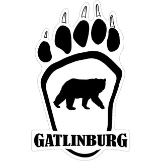 OK4 Gatlinburg Bear Paw Sticker