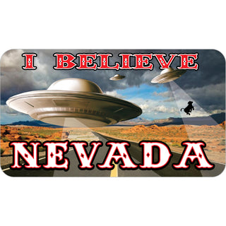 Nevada   Flying Saucer Photo Sticker
