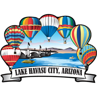 Lake Havasu City  Arizona   Hot Air Balloons Sticker