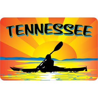 Tennessee Kayak Sunset Sticker