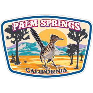 Palms Springs  California   Desert Roadrunner Sticker