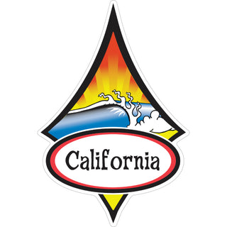California Diamond Wave Sticker
