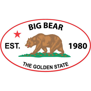 Big Bear California Oval Est 1980 Sticker