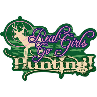 Real Girls Go Hunting Sticker