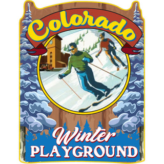OK4 Colorado Winter Playground Sticker
