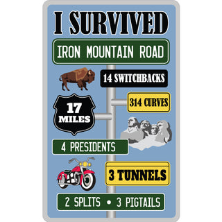 SPOKANE CREEK I SURVIVED SIGN Sticker