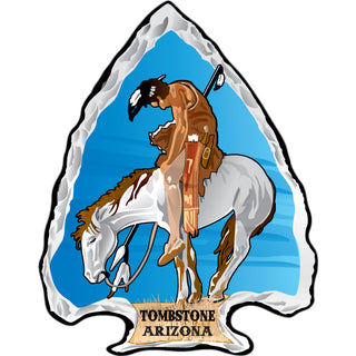 Tombstone  Arizona   Trail of Tears Arrowhead Sticker