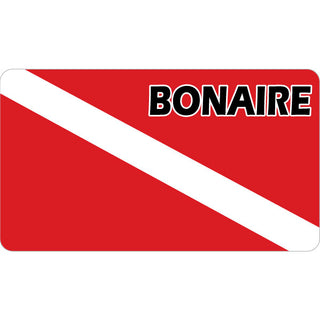 Bonaire   Dive Flag Sticker