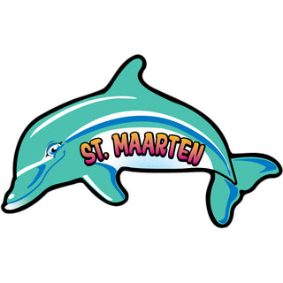 St. Maarten Dolphin Sticker