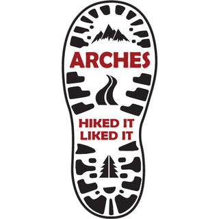 Arches Hiked it Liked It Boot Sticker