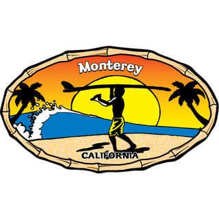 OK4 Monterey California Endless Summer Oval (14 00171 0147) Sticker