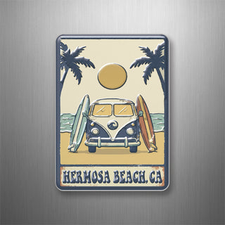 HERMOSA RETRO VAN 3D Magnet