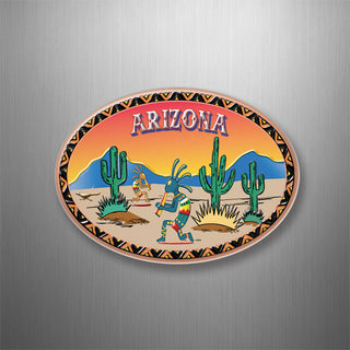 KOKOPELLI OVAL 3D Magnet