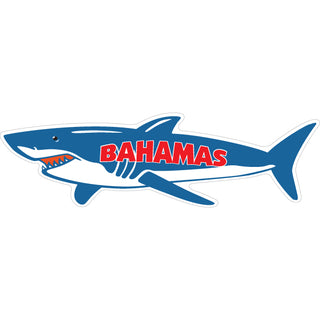 Bahamas Shark side View Sticker
