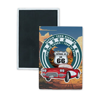 Oatman  AZ   Gettin' Your Kicks for 100 Years Rectangle Badge Magnet