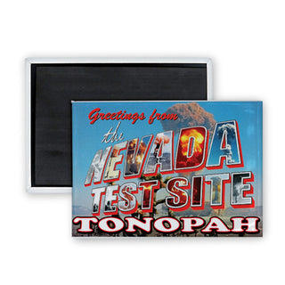 Tonopah Nevada Test Site ( 71816 )  Rectangle Badge Magnet