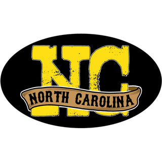 North Carolina Gold Country Euro Sticker
