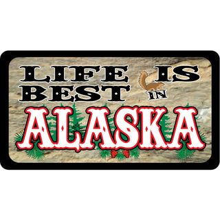 OK4 Alaska Life is Best mini Sticker