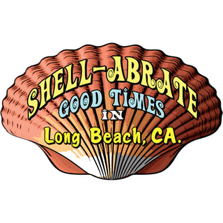 Long Beach Shell Sticker