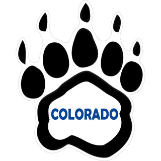 OK4 Colorado Large Bear Paw Sticker