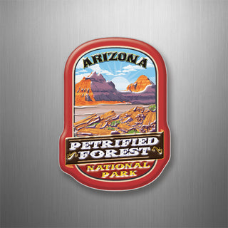 Arizona Petrified Forest   Petrified Forest 3D Magnet