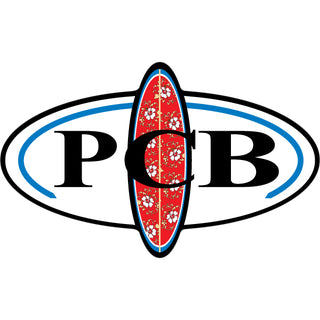 OK3 Panama City Beach Surboard Oval Sticker