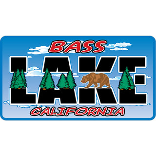Bass Lake  CA   Bear In The Sky Sticker