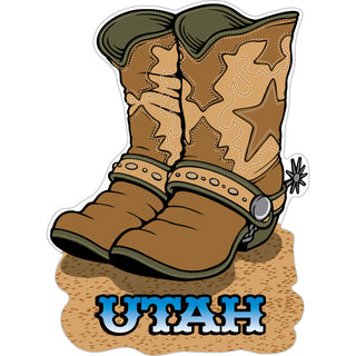 OK4 Utah Cowboy Boots (00022) Sticker