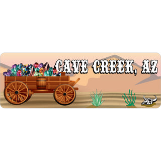 Cave Creek  AZ   Gem Wagon Sticker