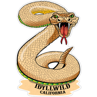 Idyllwild  California   Rattlesnake Sticker
