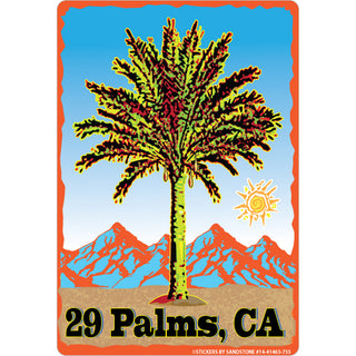 Palms  CA   Date Palm Tree Sticker