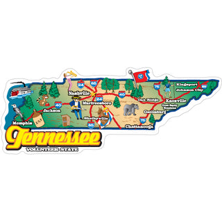 Tennessee Map Sticker