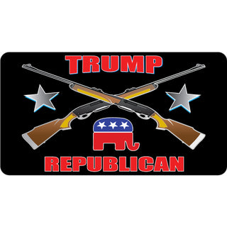 Novelty   Trump Republican Guns Sticker