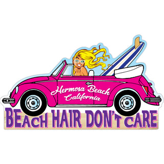 OK4 Hermosa Beach  Hair Don't Care Sticker