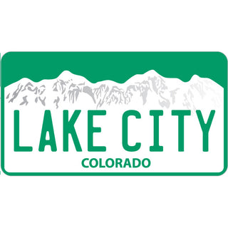OK4 Lake City on Colorado License Plate Sticker