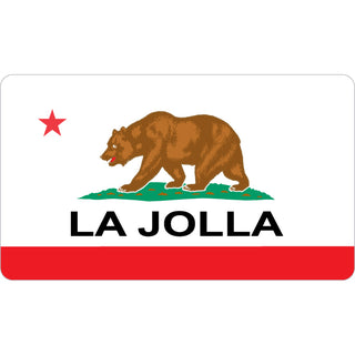 OK4 La Jolla California Flag (00680) Sticker