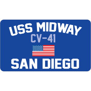 USS Midway San Diego Sticker