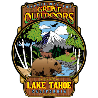 Lake Tahoe  California   Experience The Great Outdoors Sticker