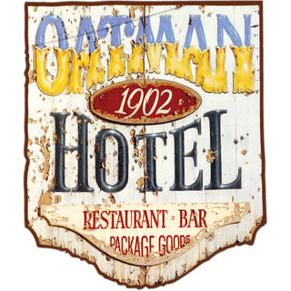 Oatman   Vintage Hotel Sign Sticker