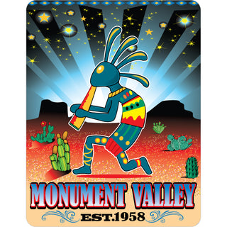 OK4 Monument Valley Koko desert Night Sceene Sticker