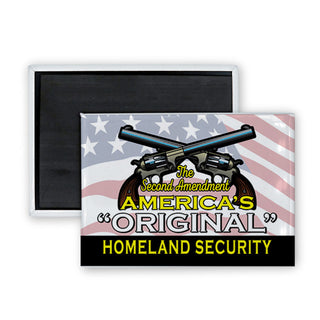 Novelty   Americas Original Rectangle Badge Magnet