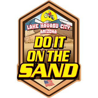 Lake Havasu City  Arizona   Do It On The Sand Sticker