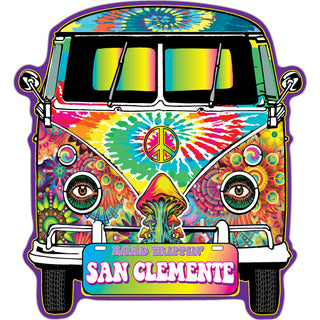 San Clemente  California   Road Trippin Bus Sticker