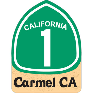 carmel california sign Sticker