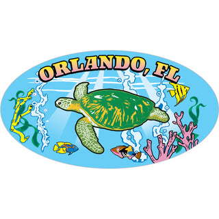 OK4 Orlando  FL Turtle in the Sea (00094) Sticker